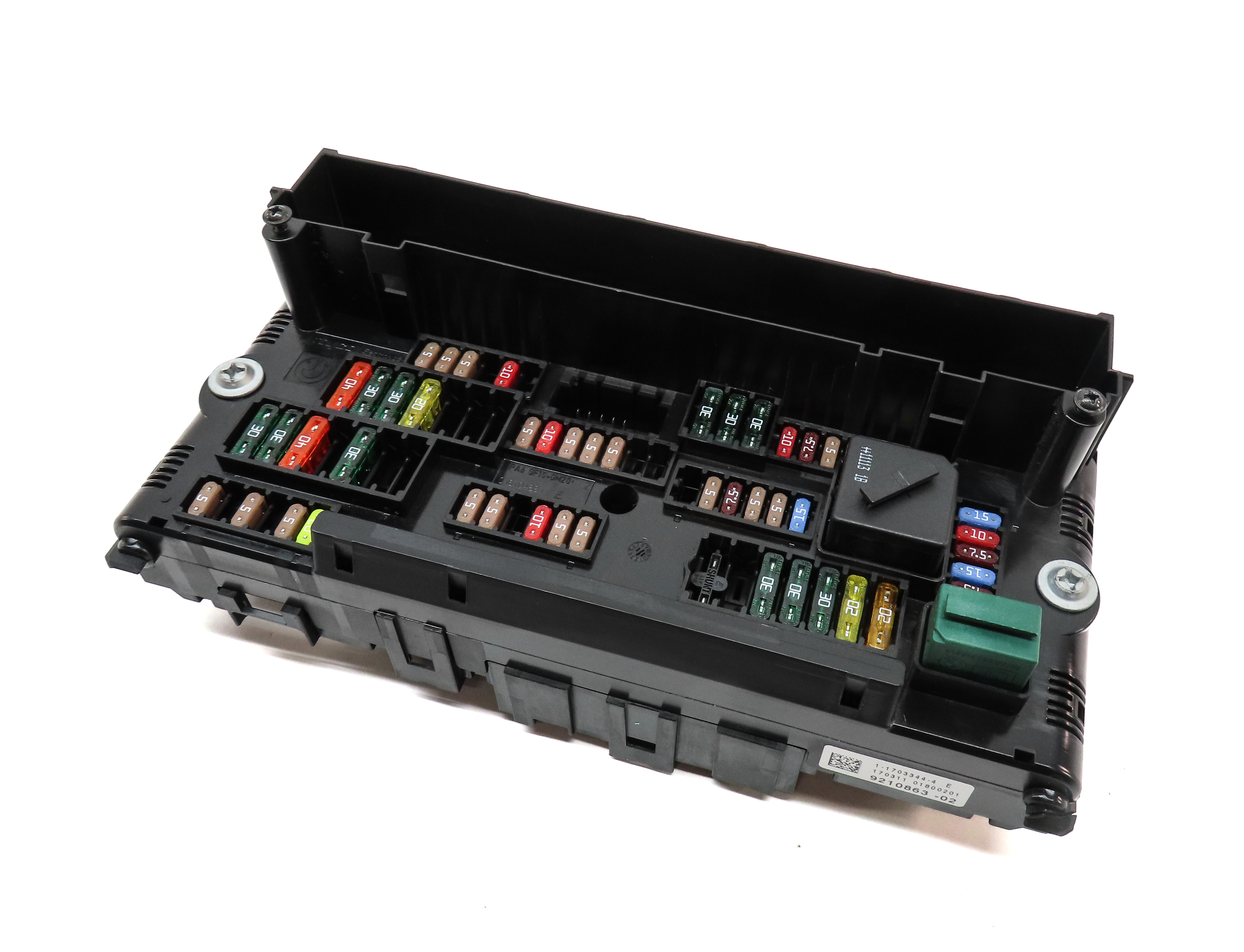 2011 BMW X3 (F25) 3.0L (N52) FRONT POWER DISTRIBUTION FUSE BOX PANEL — exact item pictured